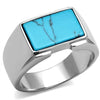 TK3000 - High polished (no plating) Stainless Steel Ring with