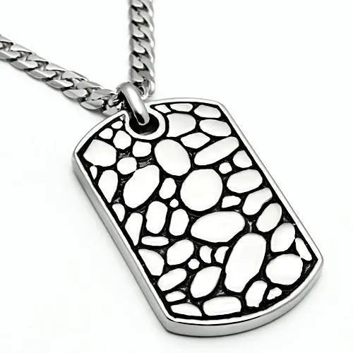 TK556 - High polished (no plating) Stainless Steel Necklace with No - Shakefav.com