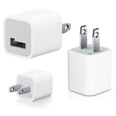 Wholesale 100 Wall Chargers  -  5V-1A USB chargers Taupe Lucky